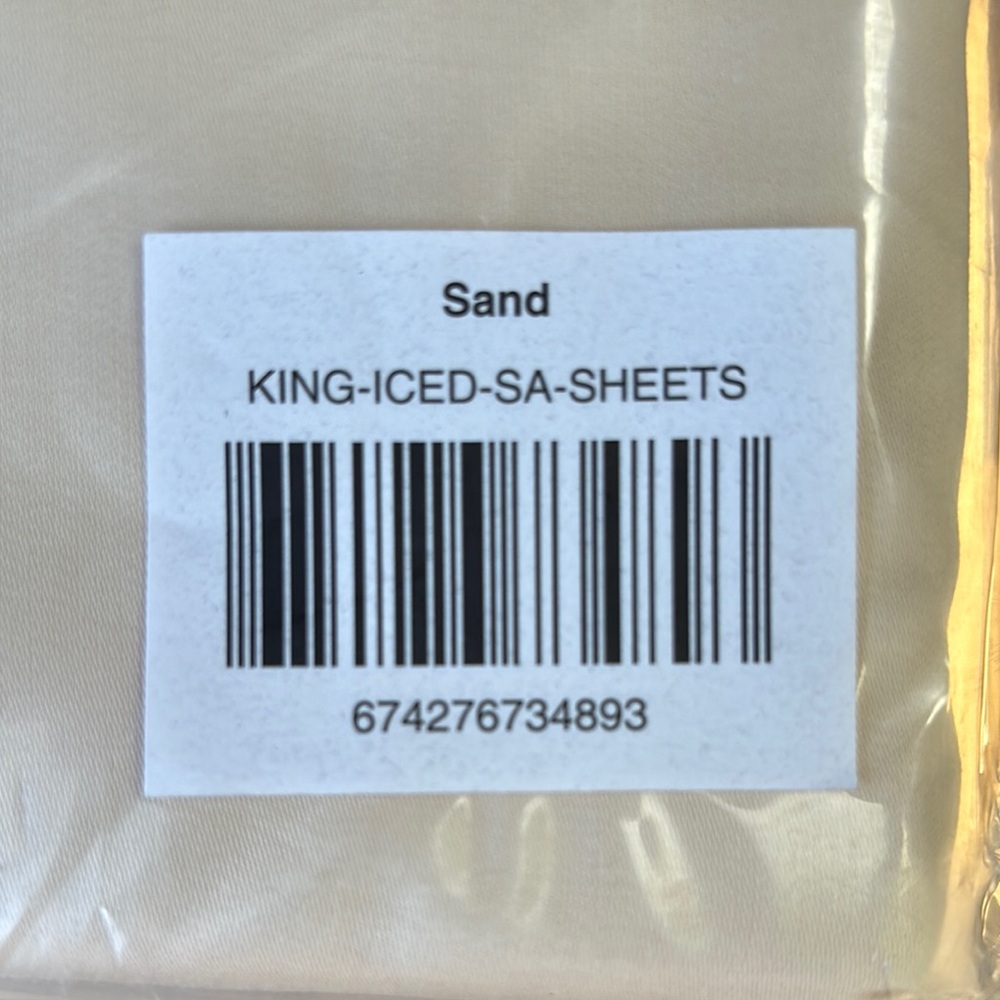 Iced 2.0 Sheet Set - Cream - Picture 2 of 3